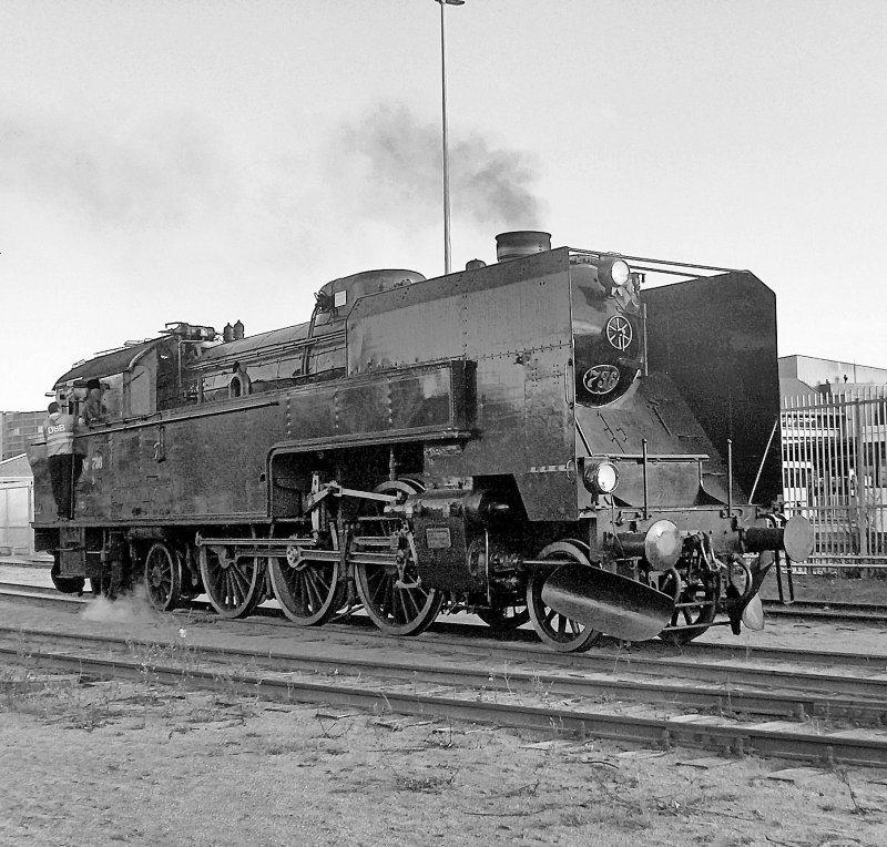 Alte Litra S besucht Eisenbahn Museum in Odense.