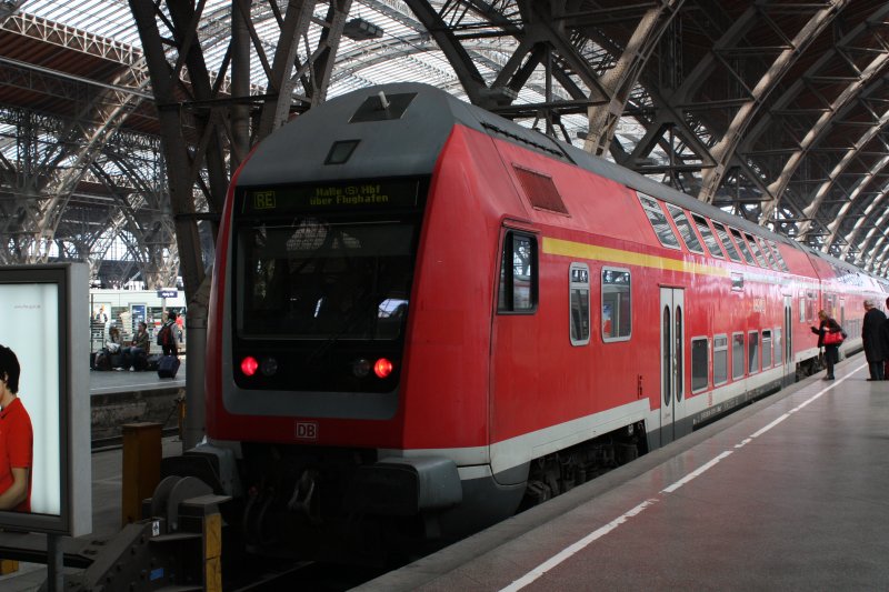 Am 03. 04. 2009 in Leipzig Hauptbahnhof