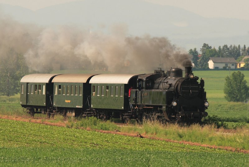 Am 10.05.08 war 629.01 bei herrlichen Wetter von Wien S�d �ber Korneuburg nach Ernstbrunn unterwegs.