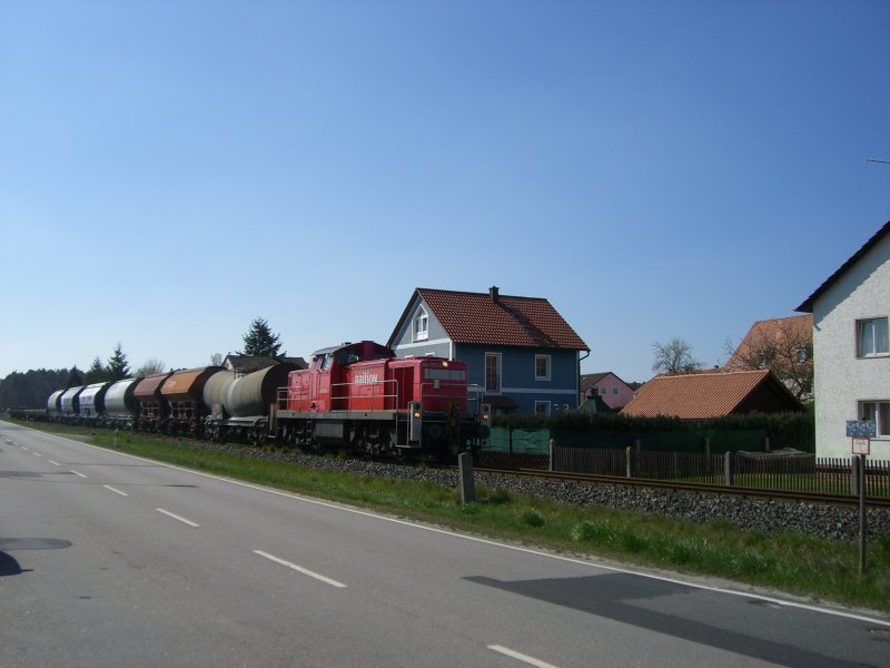 Am 12.04.2007 fuhr 294 762 nach Hirschau.