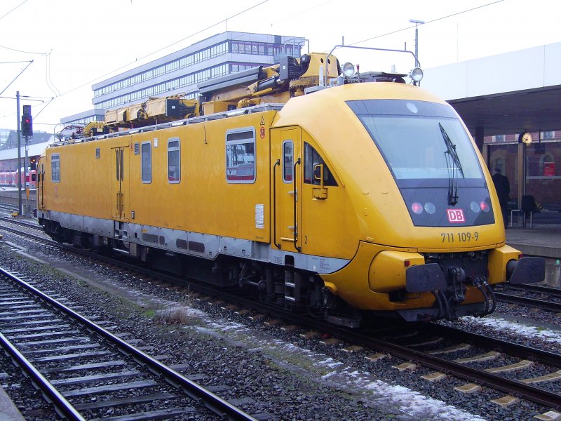 Am 14.01.2009 durchfuhr die 711 109-9 den Hannover Hauptbahnhof.