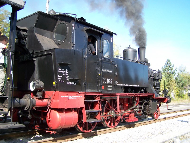 Am 3.10.2007 zufllig bei Wanderung im Bahnhof Peienberg (Strecke Weilheim-Schongau)gesehen