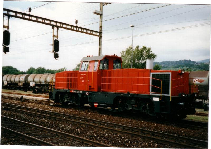 Am 841 bei der Mega Tessin in Mendrisio, September 1997