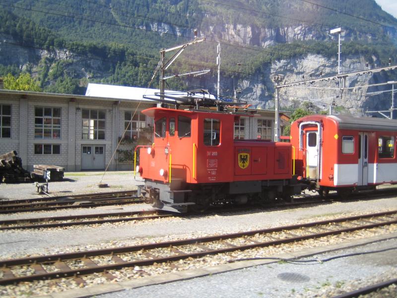 Am 9.7.05 stand der Te' 203 ''Meiringen'' in Meiringen