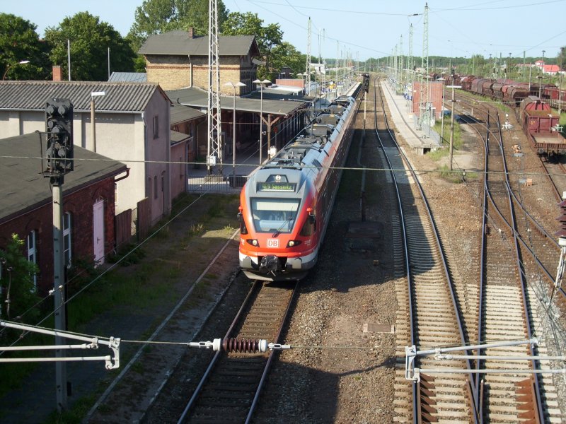 Am Morgen vom 31.Mai 2009 verlie ein Flirt 429 Bergen/Rgen nach Sassnitz.