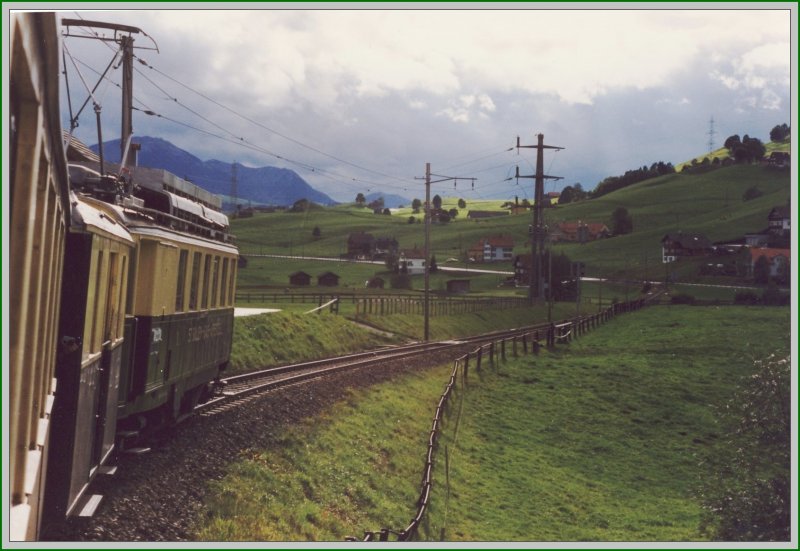 An einem gewittrigen Sommertag zwischen Gais und Appenzell. (Archiv 07/80)