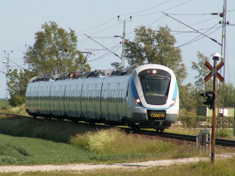 An X60 during its transport from Trelleborg to the Stockholm area in June 2005.