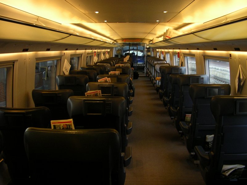 Angenehme Athmosph�re,1. Klasse ,Steuerwagen 403 028-4  Aachen 
(18.03.2008)