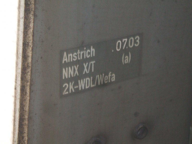 Anstrich TF des ICE2 Wagen 805 334-0.(08.12.2007)
