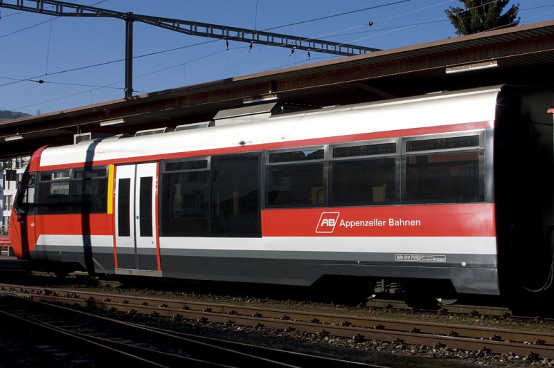 Appenzeller Bahnen ABt 122 15.11.2008 Gais
