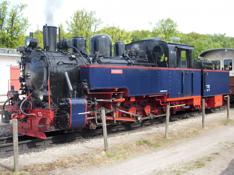 Aquarius C.die Zwillingslok von der Nicki/Frank S. am 14.Mai 2009 in Binz LB.