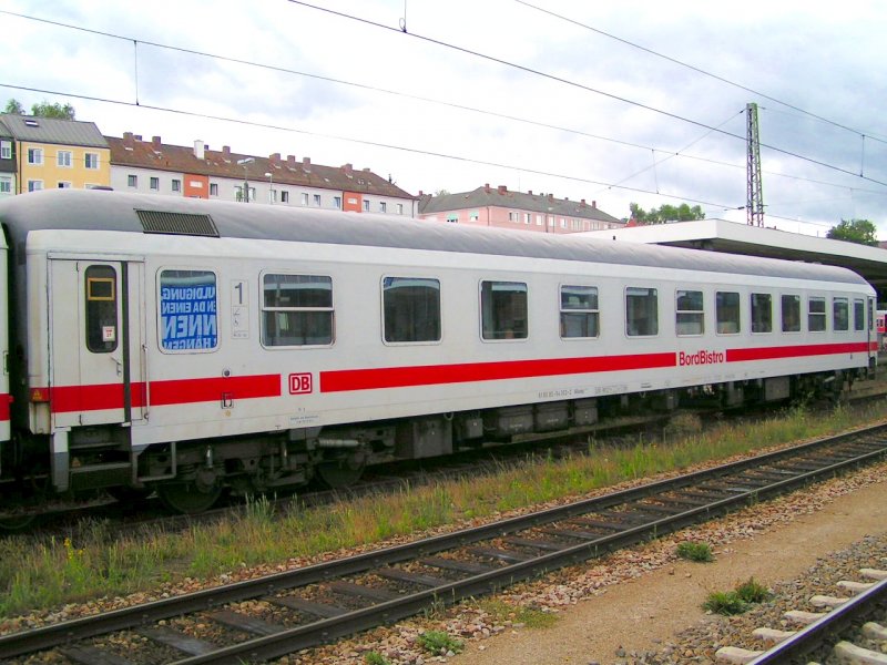 ARkimbz_618085940632(BordBistro)wird fr den Zug IC1986(Rottaler-Land)bereitgestellt; Passau Hbf. 070623