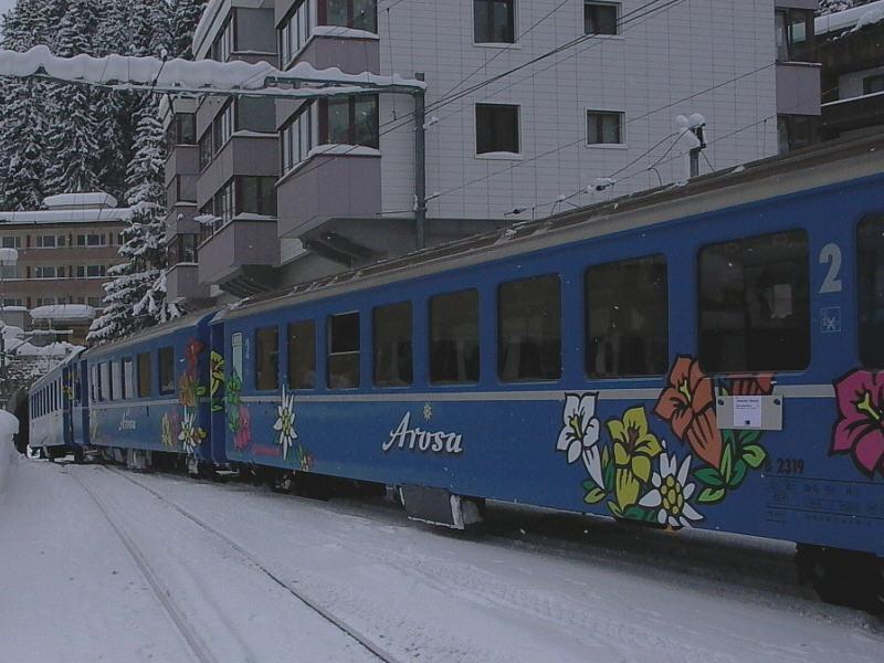 AROSA 02.02.2005
Ankunft Arosa Express in Arosa.
