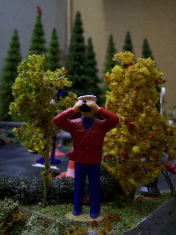 Auch auf meiner Modellbahn gibt es Eisenbahnfotografen:-) Aufgenommen auf Etage 3 meiner Modellbahn.