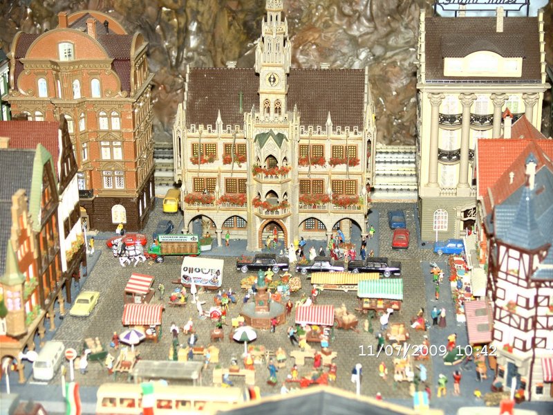 Auch auf der Modellbahn,gibt es einen Markttag
