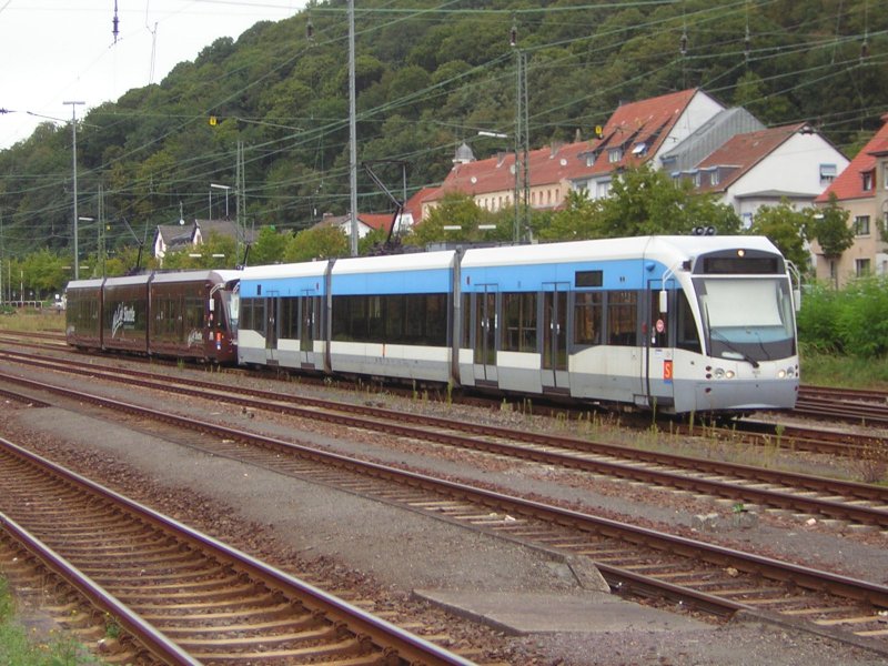 Auch dieses Foto der Saarbahn wurde am 03.09.2009 in Brebach aufgenommen.