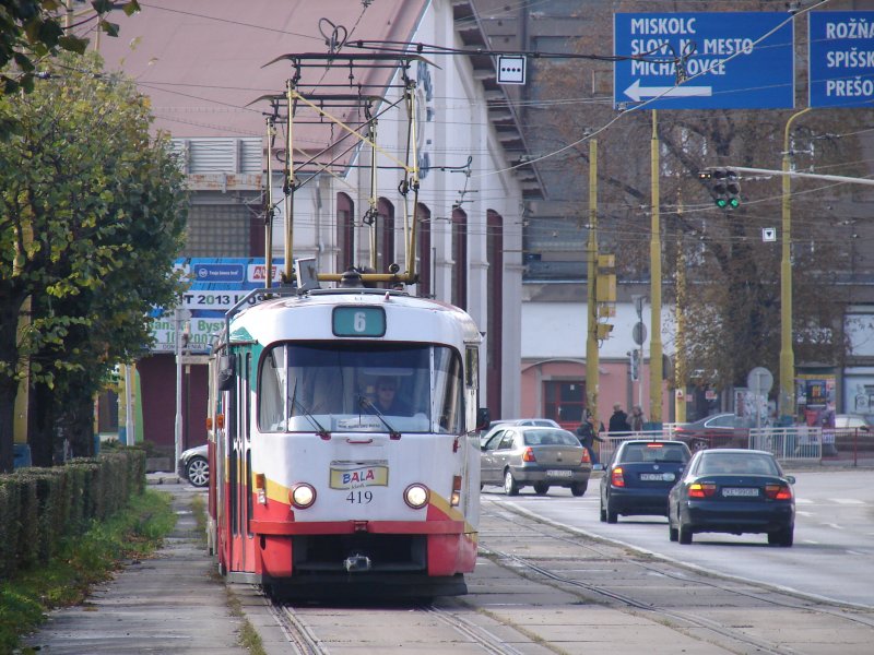Auch hier eine alte Tatra in Koice/Kaschau am 24.10.2007
