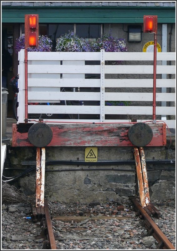 Auch hier ist Endstation fr die Zge aus Fort Williams. Weiter gehts von Mallaig mit der Fhre nach Armdale auf der Isle of Skye. (08.08.2008)