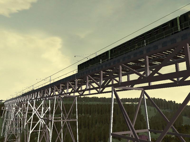 Auch die Reichsbahnwagen knnen sich auf der Mngstener Brcke sehen lassen :-)