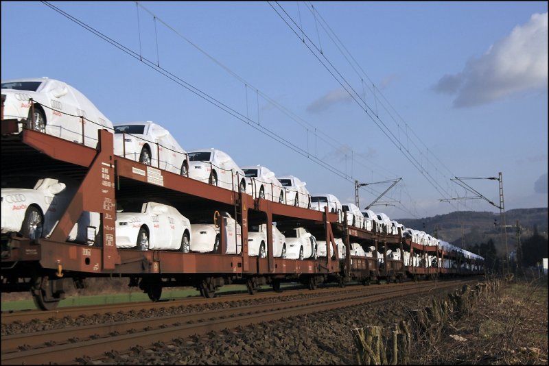 AUDI´s auf dem Weg zur Kste... (19.03.2009)