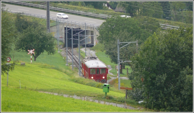 Auf Bergfahrt am Rorschacherberg. (18.07.2009)