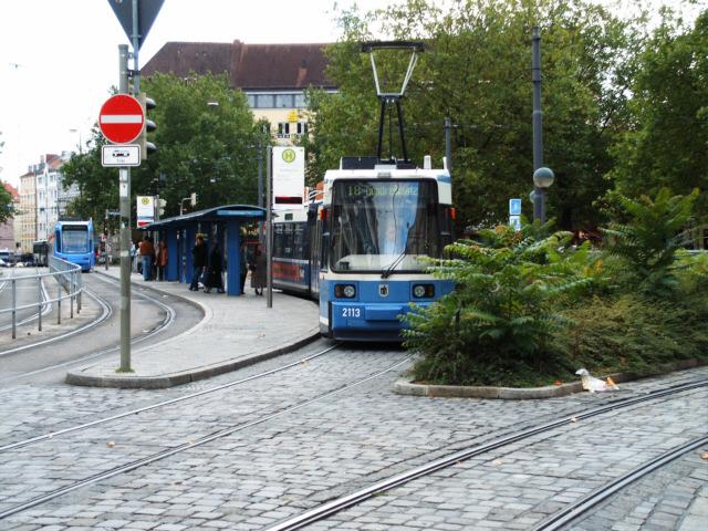 Aufgrund von Bauarbeiten wendet die Linie 18 schon am Sendlinger Tor.
