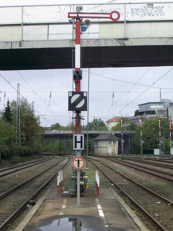 Ausfahrsignal in Villingen (Schwarzw)