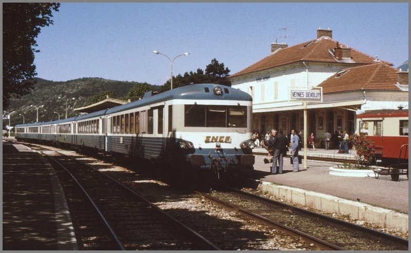 Autorail Treffen in Veynes-Devoluy. (Archiv 06/77)