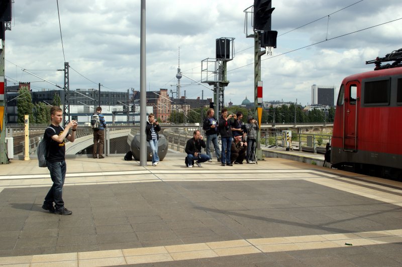 Bahnbildertreffen Berlin 11.07.2009. Wir hatten viel Spass und viele gute Motive