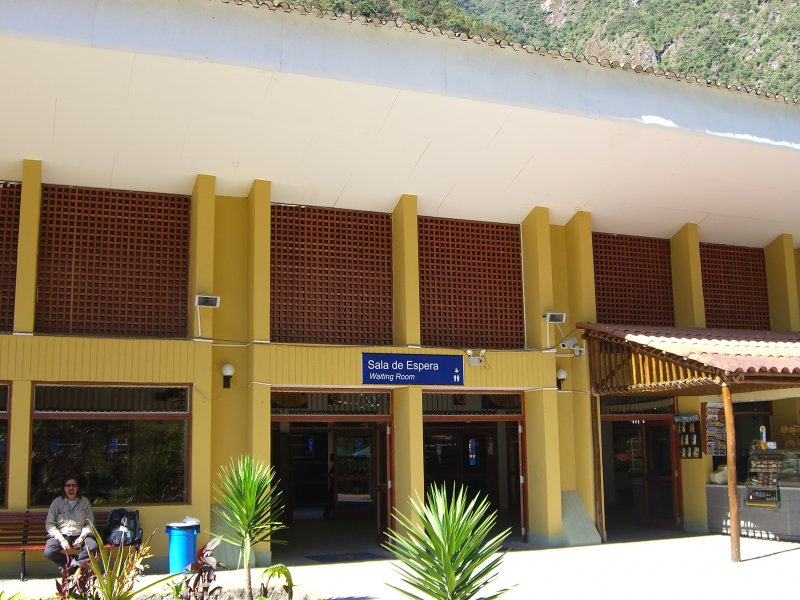 Bahnhof von Aguas Calientes