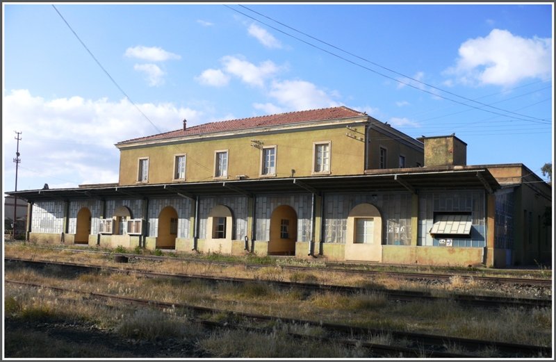 Bahnhof Asmara Gleisseite. (31.10.2008)