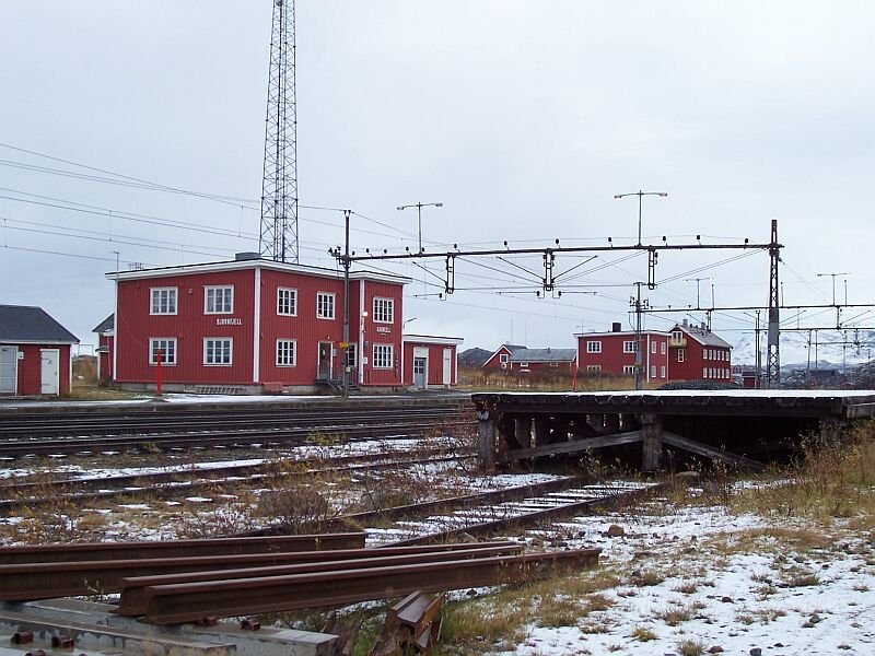 Bahnhof Bjrnfell, 514 m Hhe, aufgenommen am 09.10.2006