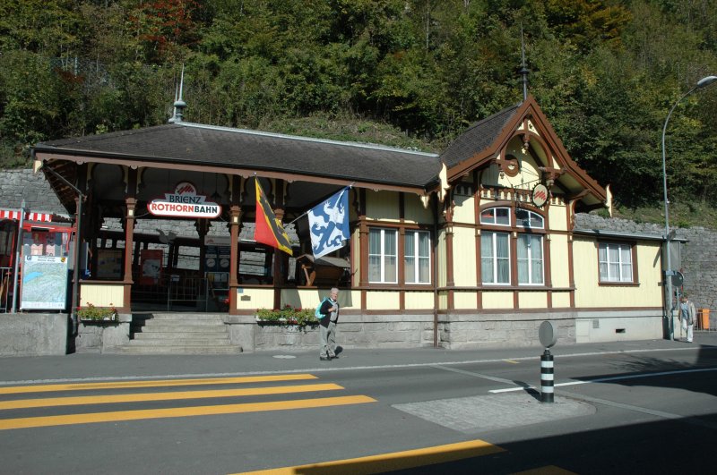 Bahnhof Brienz der Brienz Rothorn Bahn am 16.10.06