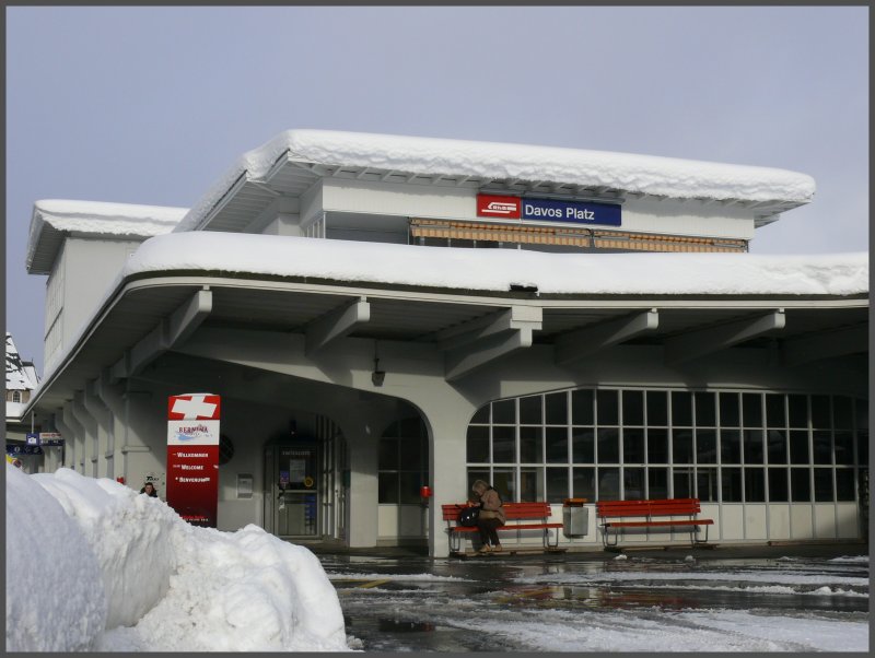 Bahnhof Davos Platz (12.11.2007)