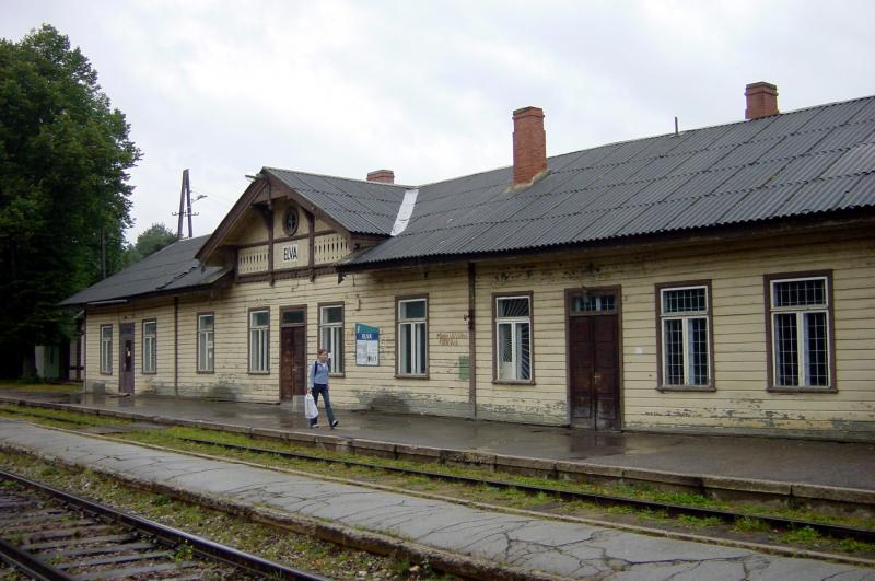 Bahnhof Elva, September 2003