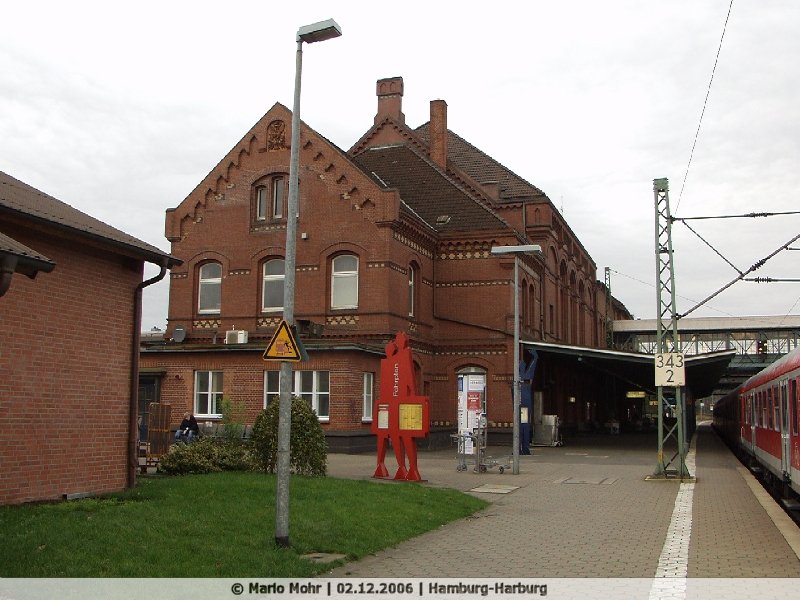 Bahnhof Hamburg-Harburg am 2.12.06.