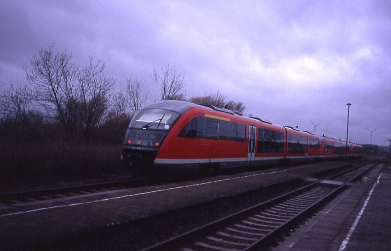 Bahnhof Klostermansfeld, Regionalexpress nach Erfurt