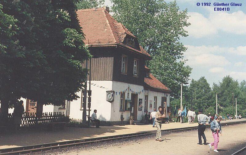 Bahnhof Kurort Jonsdorf im Jahre 1992