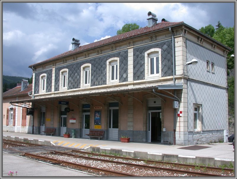 Bahnhof Morez im franzsischen Jura. (05.06.2007)
