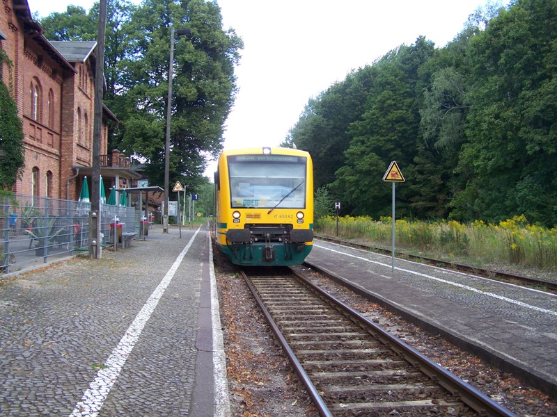 Bahnhof Mllrose  OE 36 nach Berlin-Schneweide
Aufgenommen am 18 August 2009