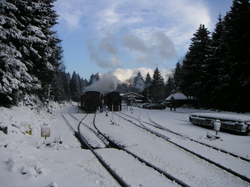 Bahnhof Schierke im Winter 2004.