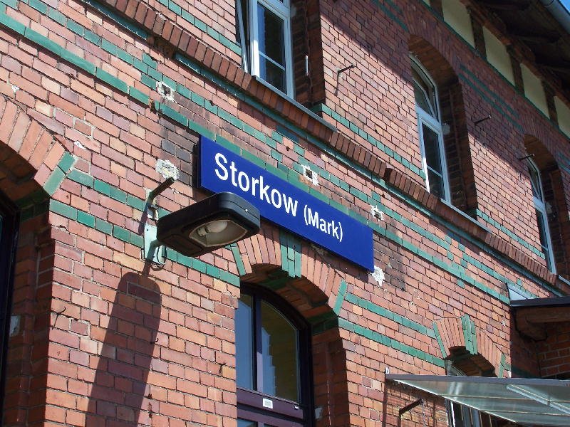 Bahnhof Storkow
Aufgenommen am 19 Mai 2008
