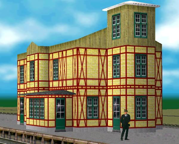 Bahnhof Volpetal im Aufbau