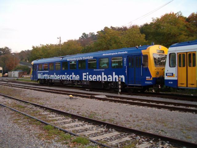 Bahnhof Weissach im Herbst 2005.