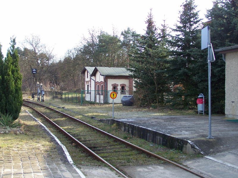 Bahnhof Wendisch-Rietz Aufgenommen am 20 Februar 08