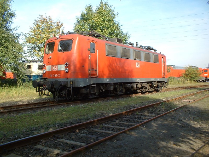 Bahntag im AW Dessau 20.09.2003 (141 344-2)