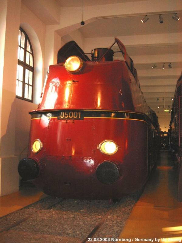 Baureihe 05 001 im DB Museum in Nrnberg