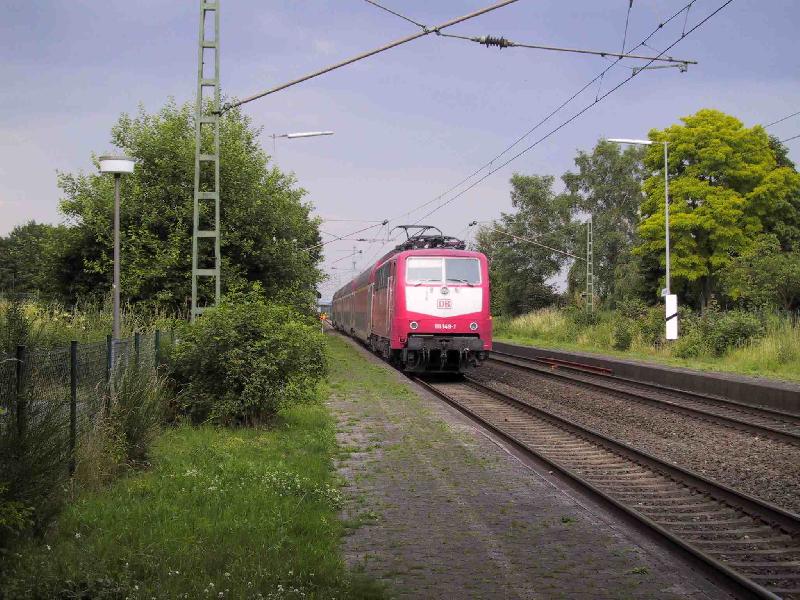 Baureihe 111 149-1 in Mnster Albachten.
