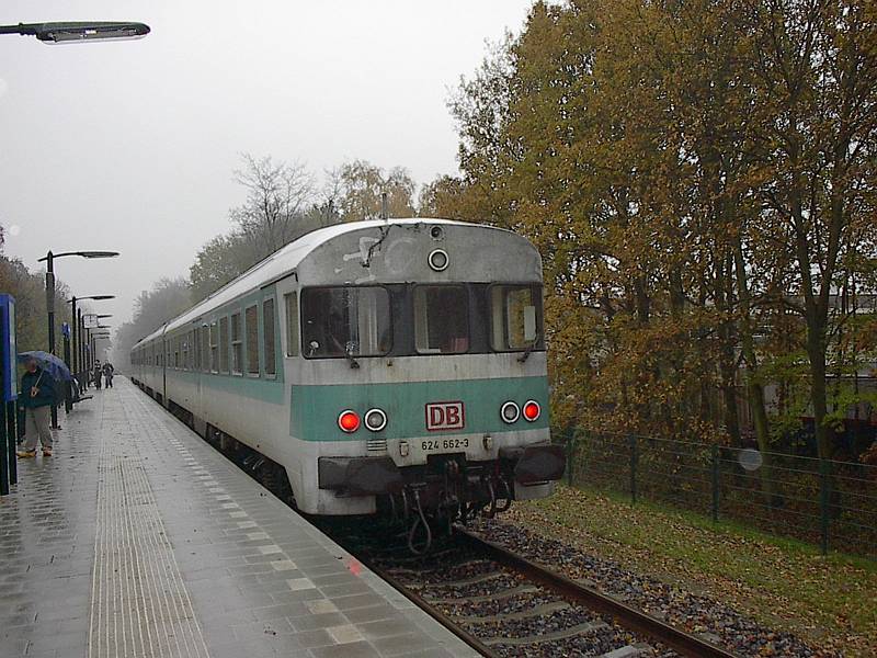 Baureihe 624 in Glanerbrug (NL) als Regionalbahn von Enschede nach Dortmund Hbf.