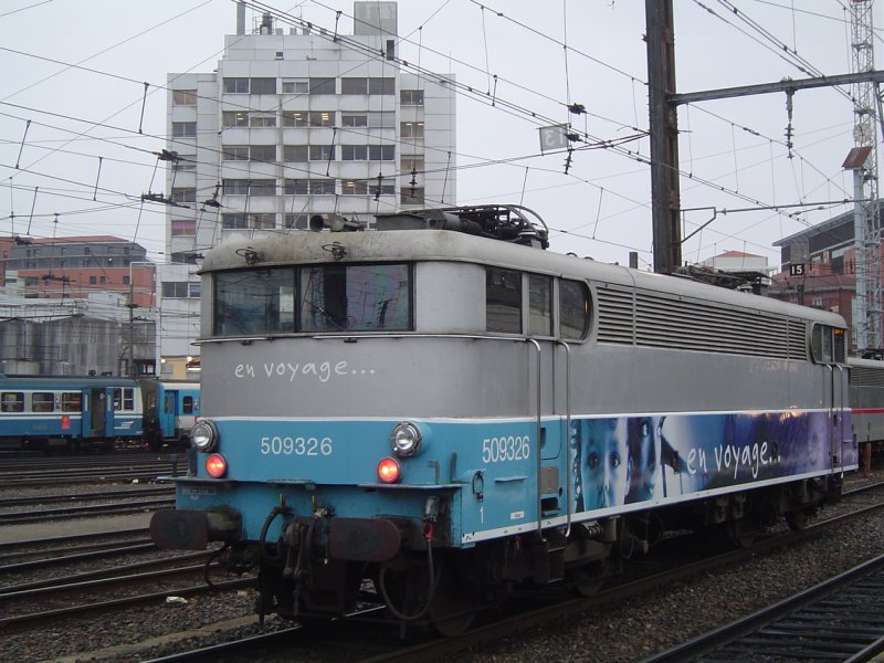 BB 9326 am 19.1. 2007 im Bahnhof von Toulouse-Matabiau